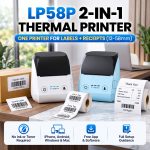 LP58P 2-in-1 Direct Thermal Label &amp; Receipt Printer (12–58mm) — photo 5